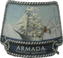 Etiqueta de Pisco Armada